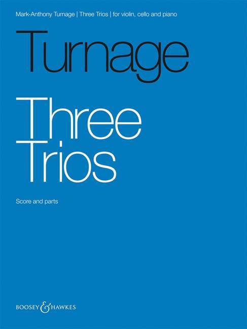 Kniha THREE TRIOS MARK-ANTHON TURNAGE
