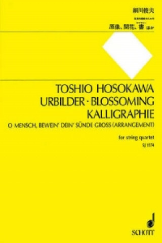 Carte URBILDER BLOSSOMING KALLIGRAPHIE TOSHIO HOSOKAWA
