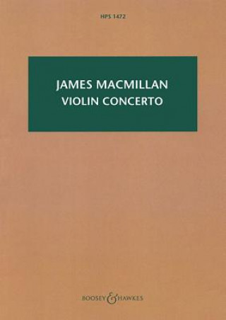 Kniha Violin Concerto JAMES MACMILLAN