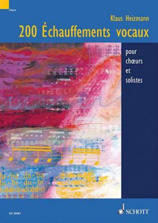 Book VOCAL WARMUPS KLAUS HEIZMANN