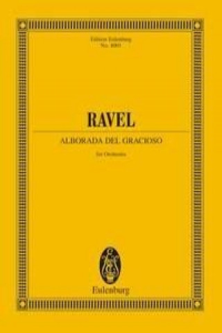 Kniha ALBORADA DEL GRACIOSO MAURICE RAVEL