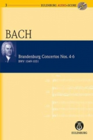 Kniha Brandenburg Concertos Nos.4-6 Johann Sebastian Bach