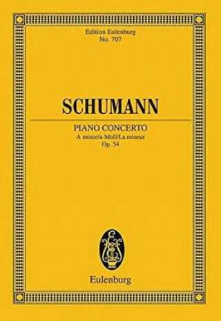 Buch CONCERTO A MINOR OP 54 ROBERT SCHUMANN