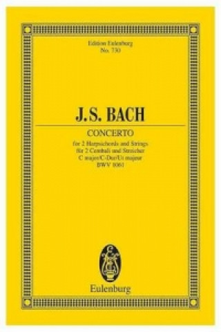 Kniha CONCERTO C MAJOR BWV 1061 JOHANN SEBASTI BACH