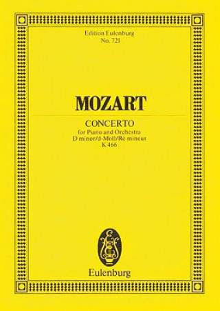 Książka CONCERTO NO 20 D MINOR KV 466 WOLFGANG AMA MOZART