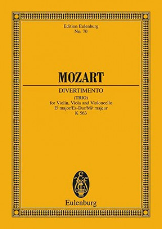 Carte DIVERTIMENTO EB MAJOR KV 563 WOLFGANG AMA MOZART