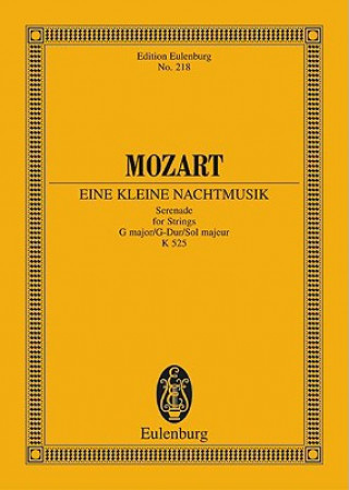 Knjiga EINE KLEINE NACHTMUSIK KV 525 WOLFGANG AMA MOZART