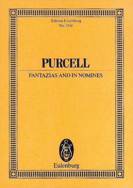 Buch FANTAZIAS & IN NOMINES HENRY PURCELL