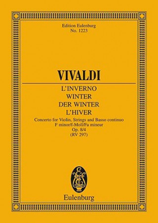 Βιβλίο FOUR SEASONS OP 84 RV 297 PV 442 ANTONIO VIVALDI