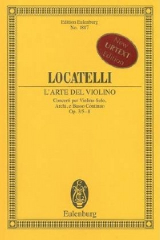 Könyv LARTE DEL VIOLINO OP 3 VOL 2 PIETRO LOCATELLI