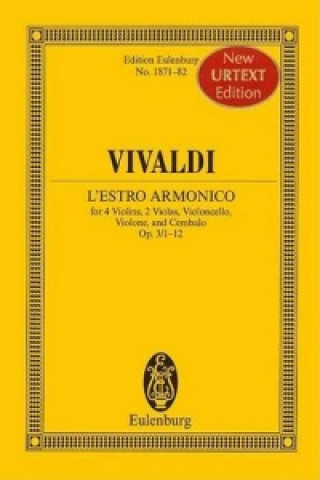 Libro LESTRO ARMONICO OP 3112 ANTONIO VIVALDI