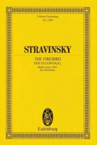 Kniha LOISEAU DE FEU THE FIREBIRD IGOR STRAVINSKY