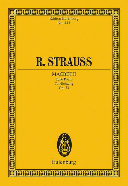 Knjiga MACBETH OP 23 RICHARD STRAUSS