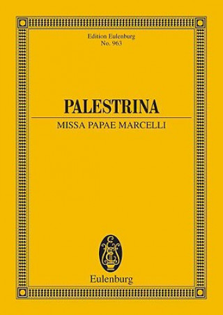 Knjiga MISSA PAPAE MARCELLI GIOVANNI PALESTRINA