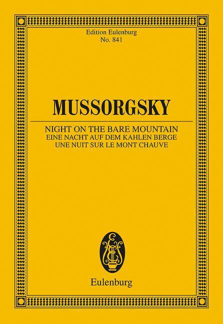 Carte NIGHT ON THE BARE MOUNTAIN MODESTE MOUSSORGSKY