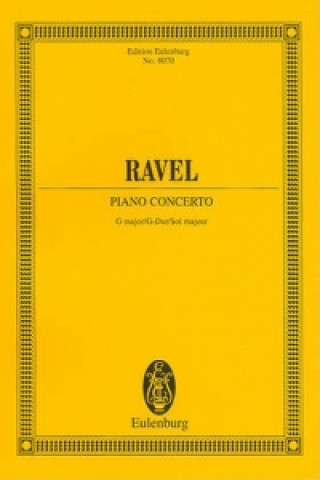 Tlačovina Piano Concerto G major MAURICE RAVEL