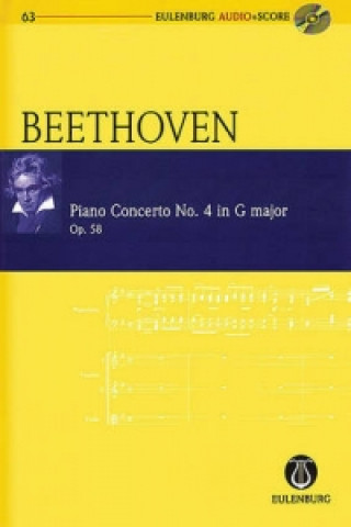 Kniha PIANO CONCERTO NO 4 G MAJOR OP 58 LUDWIG VA BEETHOVEN