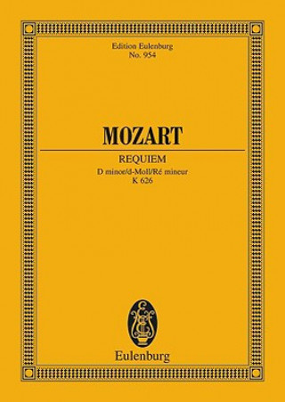 Könyv REQUIEM KV 626 WOLFGANG AMA MOZART