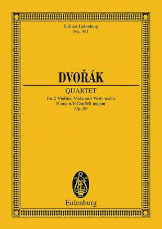 Buch STRING QUARTET E MAJOR OP 80 B 57 ANTON N DVO? K