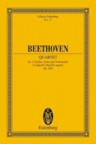 Buch STRING QUARTET G MAJOR OP 182 LUDWIG VA BEETHOVEN