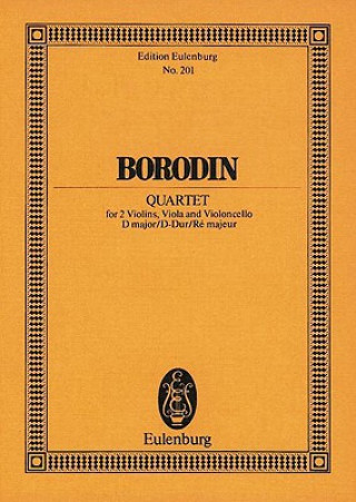 Knjiga STRING QUARTET NO 2 D MAJOR ALEXANDER BORODIN