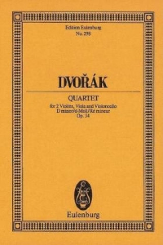 Książka STRINGQUARTET D MINOR OP 34 B 75 ANTON N DVO? K