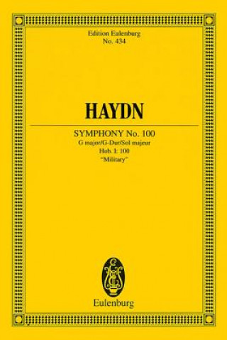 Kniha SYMPHONY NO 100 G MAJOR MILITARY HOB I 1 JOSEPH HAYDN