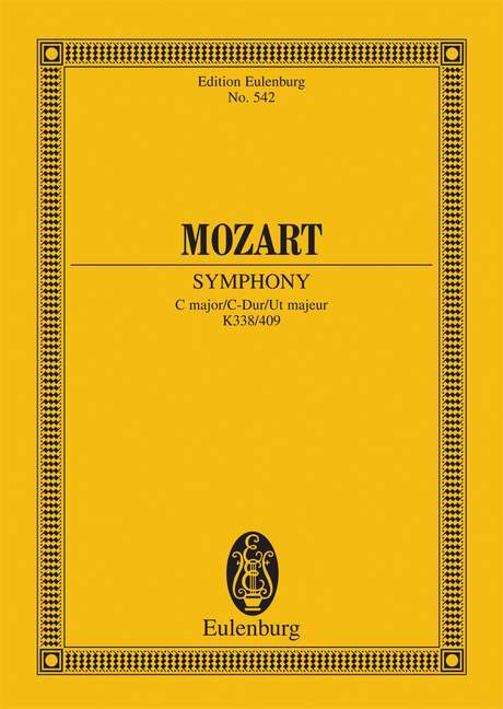 Buch SYMPHONY NO 34 C MAJOR KV 338 WOLFGANG AMA MOZART