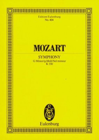 Könyv Mozart: Symphony No 40 Eulenburg