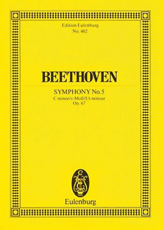Carte Beethoven Symphony No. 5 Eulenberg