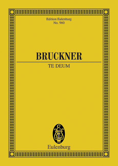 Knjiga TE DEUM ANTON BRUCKNER