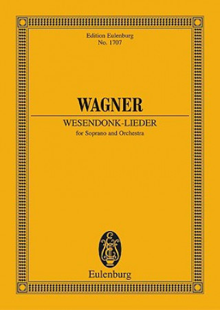 Książka WESENDONCKLIEDER WWV 91 A Richard Wagner