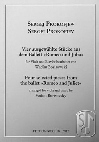 Książka FOUR PIECES FROM ROMEO & JULIET SERGE PROKOFIEFF