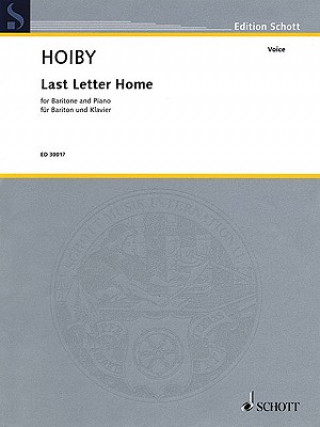 Book LAST LETTER HOME LEE HOIBY
