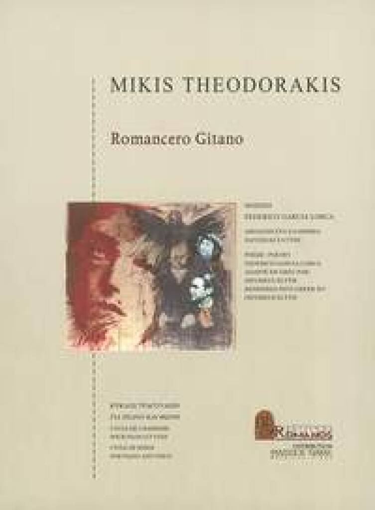 Libro ROMANCERO GITANO MIKIS THEODORAKIS
