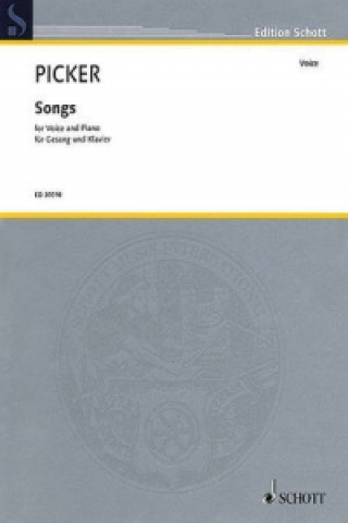 Libro SONGS TOBIAS PICKER