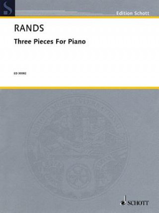 Книга THREE PIECES FOR PIANO BERNARD RANDS