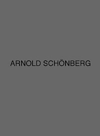 Książka ERWARTUNG OP 17 ARNOLD SCHOENBERG