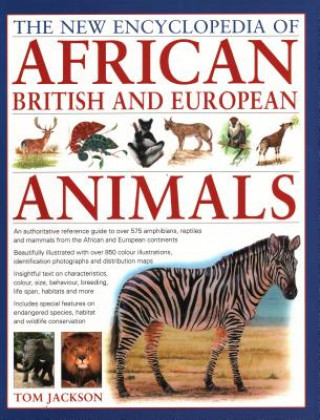 Carte AFRICAN BRITISH & EUROPEAN ANIMALS Tom Jackson
