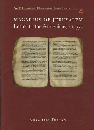 Book Macarius of Jeruslaem: Letter to Abraham Terian