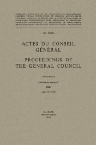 Carte Actes du Conseil General / Proceedings of the General Council A. Thompson