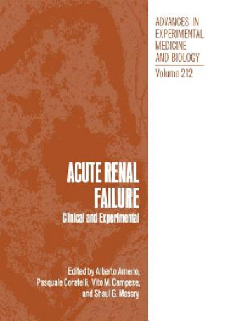 Livre Acute Renal Failure Alberto Amerio