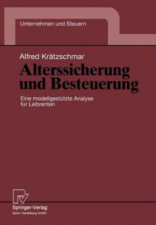 Carte Alterssicherung Und Besteuerung Alfred Kratzschmar
