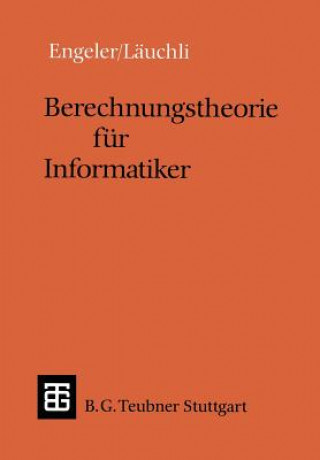 Libro Berechnungstheorie Fur Informatiker Peter Lauchli