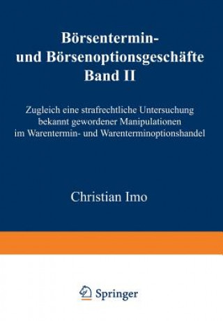 Книга B rsentermin- Und B rsenoptionsgesch fte Christian Imo