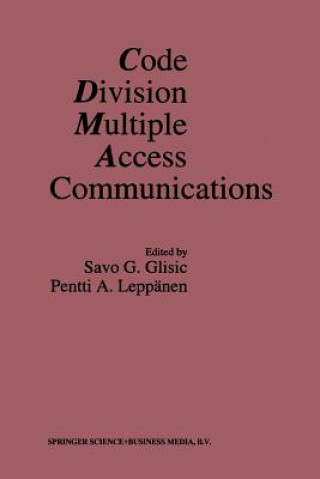 Carte Code Division Multiple Access Communications Savo G. Glisic