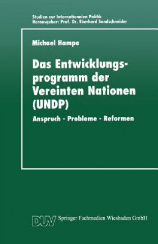 Kniha Das Entwicklungsprogramm Der Vereinten Nationen (Undp) Michael Hampe