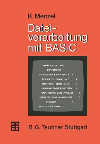 Book Dateiverarbeitung Mit Basic Klaus Menzel