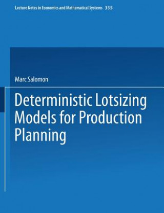 Book Deterministic Lotsizing Models for Production Planning Marc Salomon