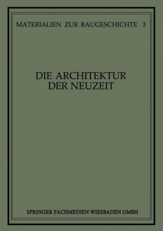 Buch Architektur Der Neuzeit Martin Grassnick